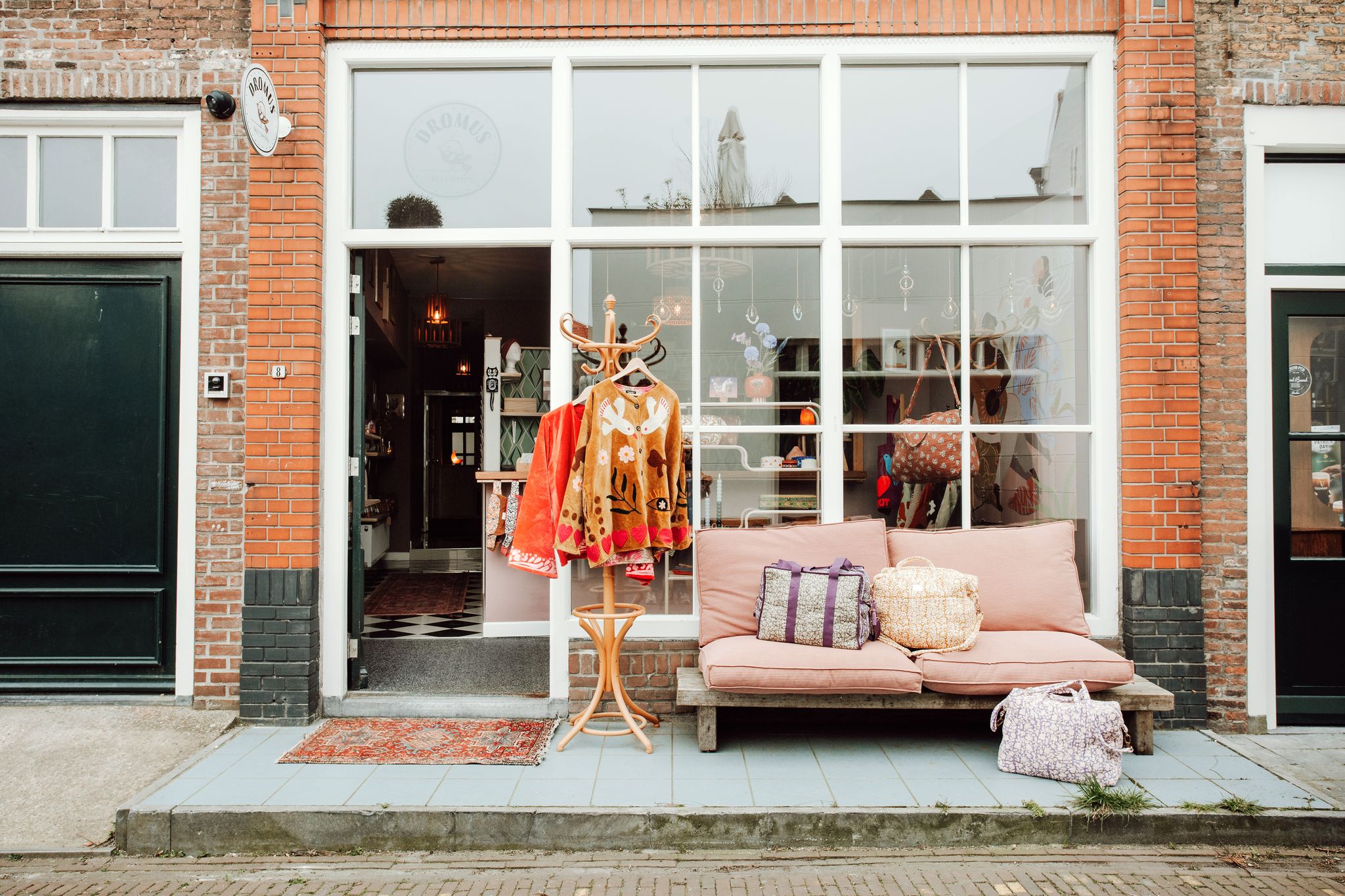 Ingang van Dromus Bed & Boetiek